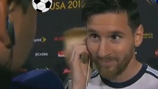 Lionel Messi: así reaccionó al escuchar el relato del golazo de tiro libre
