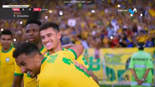 Río de Janeiro es una fiesta: Philippe Coutinho puso el 3-0 de Brasil vs. Chile por Eliminatorias [VIDEO]