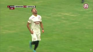 ¡Golazo de Luis Urruti! Gran tiro libre para el 4-0 de Universitario vs. Cantolao [VIDEO]