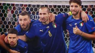 ¡Kirikocho! Giorgio Chiellini revivió la popular ‘mufa’ en los penales del Italia vs. Inglaterra