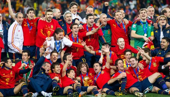 La Selección de España campeonó en el Mundial Sudáfrica 2010. (Agencias)