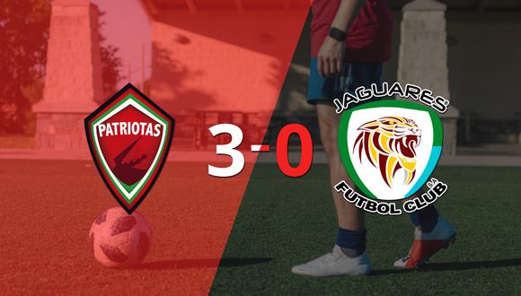 Patriotas FC golea 3-0 como local a Jaguares
