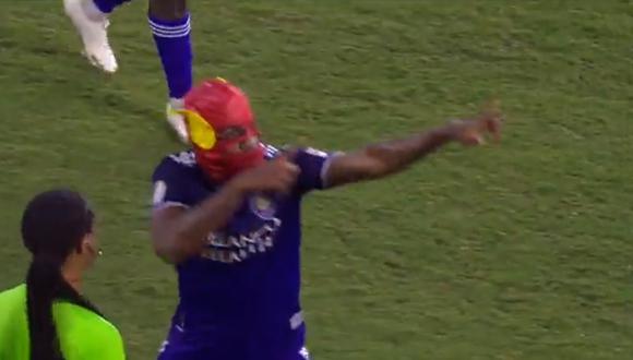 Ruan, jugador de Orlando City, utilizó máscara de Flash para celebrar su gol. (Foto: Captura MLS)