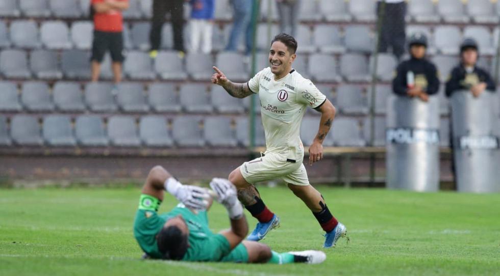 Alejandro Hohberg anotó el gol de la victoria para Universitario ante Alianza Universidad, por la sexta fecha del Clausura. (Foto: Jesús Saucedo)