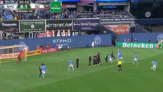 Como en los viejos tiempos: David Villa anotó golazo de tiro libre para New York City por MLS [VIDEO]