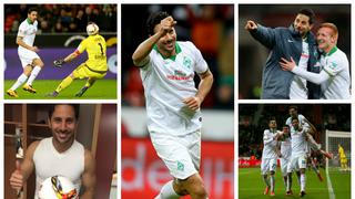 Claudio Pizarro: la brillante actuación con Werder Bremen en imágenes