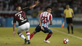 Todo a la vuelta: Junior y Paranaense igualaron 1-1 por la primera final de la Copa Sudamericana