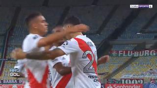 Falta inocente del arquero tricolor: Montiel anota de penal el 1-0 de River vs. Fluminense [VIDEO]