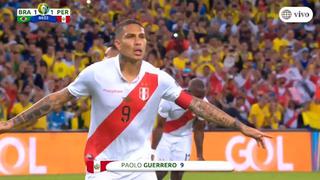 Lo celebra todo el Perú: Paolo Guerrero marcó el 1-1 en la final de la Copa América [VIDEO]