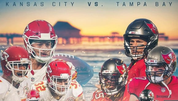 Chiefs vs. Bucanneers, el partido que enfrentará a Tom Brady y Patrick Mahomes en el Super Bowl.
