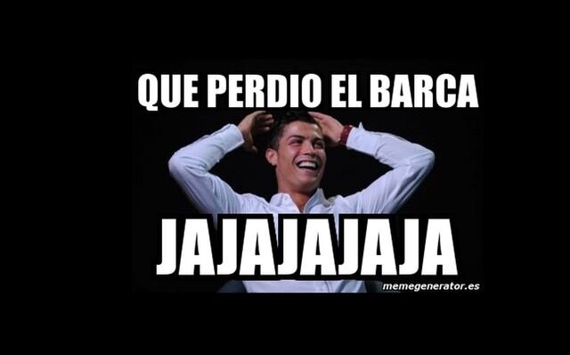 os memes de la derrota del Barcelona