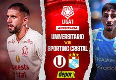 Hoy: Universitario vs Sporting Cristal EN VIVO vía GOLPERU