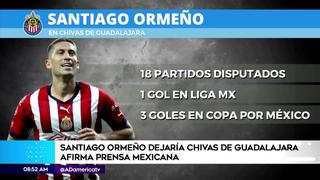 Prensa mexicana asegura que Santiago Ormeño deberá buscar nuevo equipo en el 2023