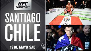 UFC Chile: horarios y canales de TV para ver a los peruanos en el octágono de Santiago
