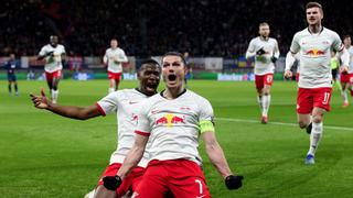 Serie casi resuelta: doblete de Sabitzer para el 2-0 del Leipzig ante Tottenham por octavos de Champions League [VIDEO]