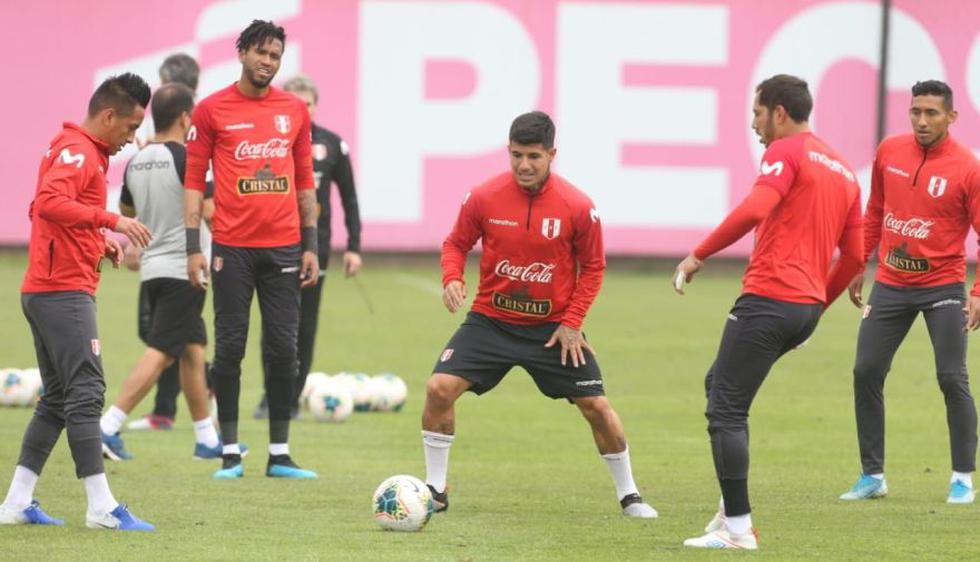 La selección peruana tuvo su cuarto día de entrenamientos con miras al amistoso ante Uruguay. (Foto: Violeta Ayasta / GEC)