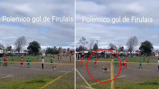 Video viral: Perro desvía tiro libre con su lomo y anota gol
