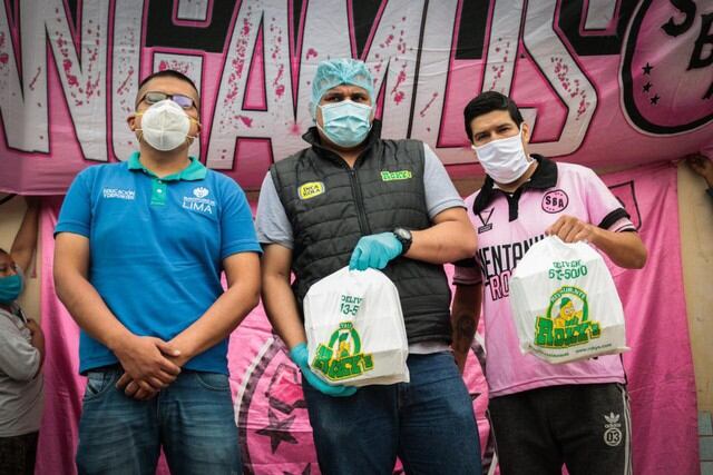 Hinchas de Sport Boys junto a la Municipalidad de Lima llevaron donativos a los vecinos de Ventanilla. (Foto: difusión)