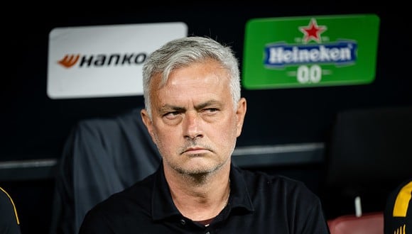 José Mourinho llevó a la Roma hasta la final de la Europa League 202-23. (Foto: Getty Images)