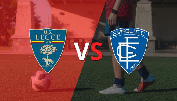 Con un empate entre Lecce y Empoli empieza el segundo tiempo del juego