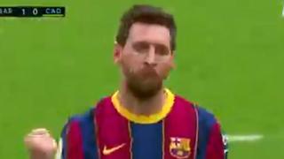 Leo madruga a todos: Messi anota de penal el 1-0 del Barcelona vs. Cádiz por LaLiga [VIDEO]