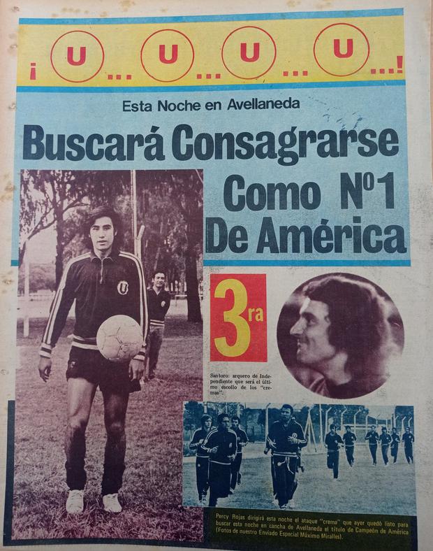 Das Cover von „La Crónica“ am 24. Mai 1972. (DATEI)