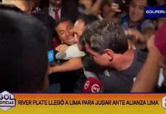 Alborotó la capital: así fue la llegada de River Plate para su choque contra Alianza Lima [VIDEO]