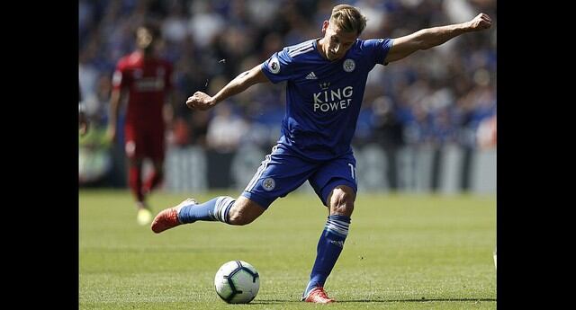 Marc Albrighton (Leicester City). (Foto: AFP)