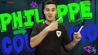 Philippe Coutinho en PES 2018 protagoniza divertido video por los 100M de Konami [VIDEO]