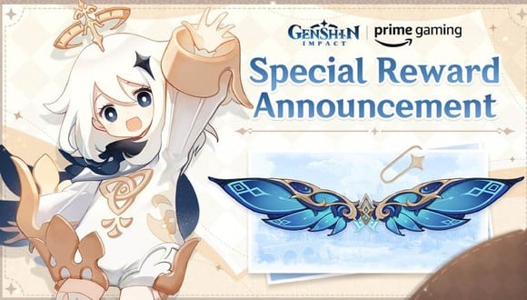 Promoción de Prime Gaming para Genshin Impact