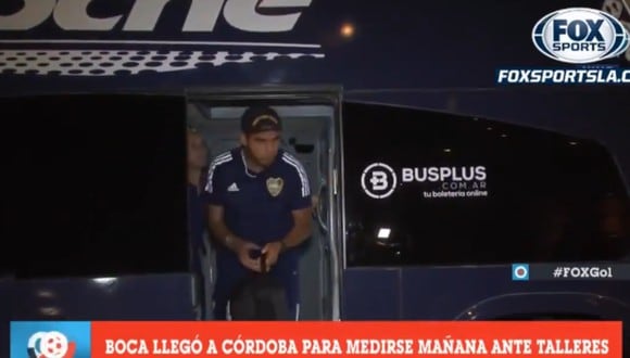 Carlos Zambrano arribó a la ciudad de Córdoba con Boca Juniors. (Captura: FOX Sports)