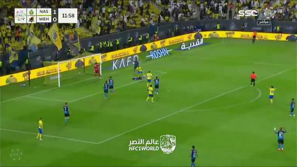 El segundo gol de Cristiano Ronaldo vs. Al Whada en la Liga Pro Saudí. (Video: SSC)