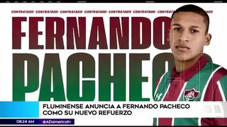 Fernando Pacheco fue presentado como nuevo refuerzo de Fluminense