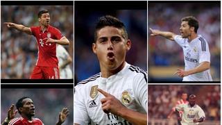 Como James Rodríguez: los jugadores que defendieron tanto al Real Madrid y Bayern Munich [FOTOS]