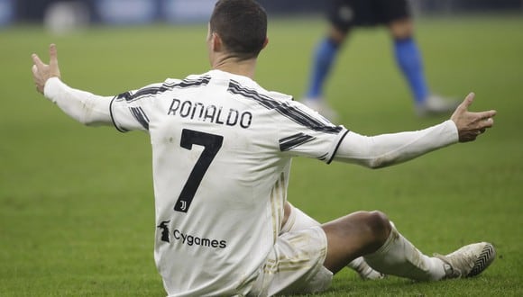 Cristiano Ronaldo señalado por la prensa italiana. (Foto: AP)