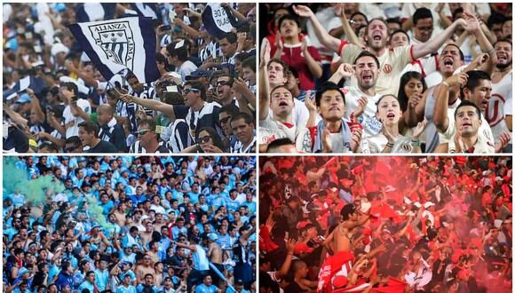 Alianza Lima, Universitario, Sporting Cristal y Cienciano cuentan con planes para sus hinchas. (Fotos: Agencias)