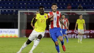 Tablas: Colombia y Paraguay empataron 1-1 por Eliminatorias Qatar 2022
