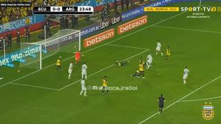 El primero en Guayaquil: gol de Julián Álvarez para el 1-0 de Argentina vs. Ecuador [VIDEO]