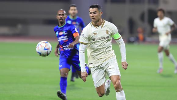 Cristiano Ronaldo marcó en el Al Nassr vs. Al Fateh. (Foto: Liga de Arabia Saudí)