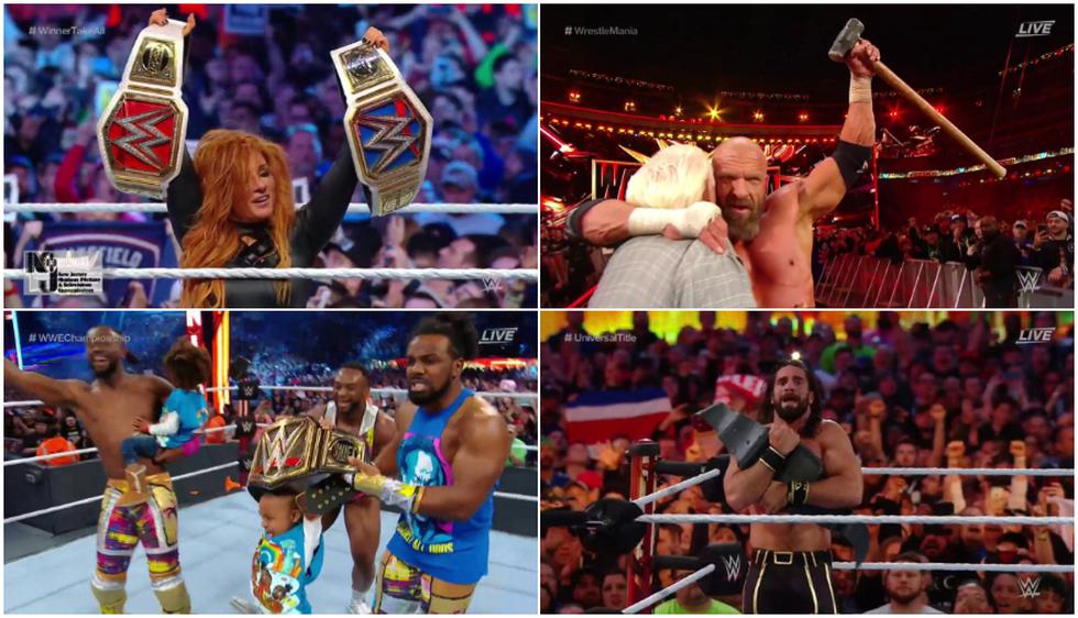 Repasa todos los ganadores de WrestleMania 35. (WWE)