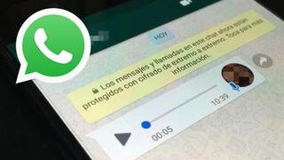 Es oficial la función para reproducir audios de WhatsApp afuera de los chats, así la puedes activar