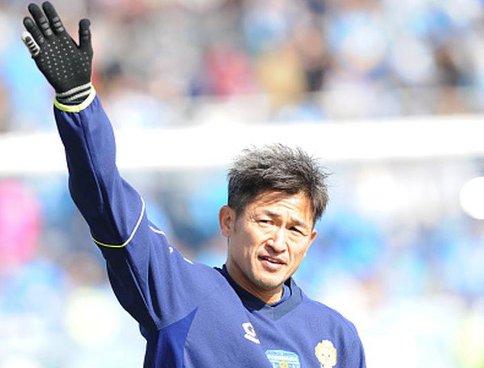 Kazuyoshi Miura tiene 50 años y ha sido internacional con la selección japonesa.