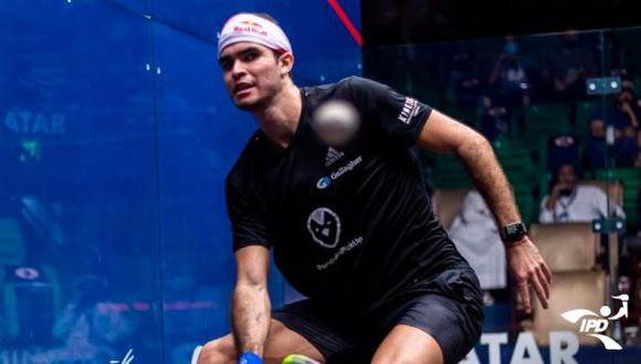 Lo que se le viene a Diego Elías antes del final de temporada y cuán cerca está de ser el número uno del mundo en squash. (Foto: PSA World Tour)