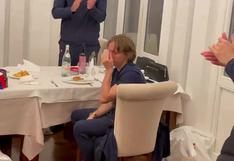 Imposible no conmoverse: Modric lloró al ser homenajeado en Croacia [VIDEO]