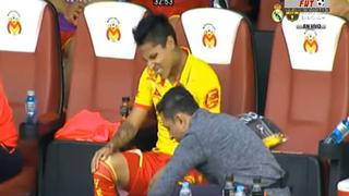 Raúl Ruidíaz se lesionó en el Morelia-León por Liga MX y fue cambiado [VIDEO]