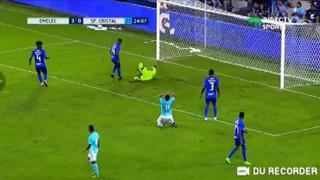 Alexander Succar se perdió un gol en el Sporting Cristal vs. Emelec por la 'Explosión Azul' [VIDEO]