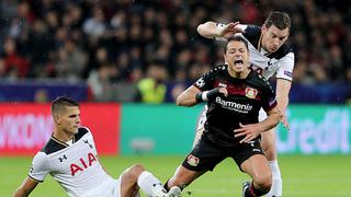 Leverkusen igualó 0-0 con Tottenham: tecnología le quitó gol a Chicharito