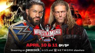 ¡Cerrará el telón! Combate entre Roman Reigns y Edge será el evento estelar de WrestleMania 37