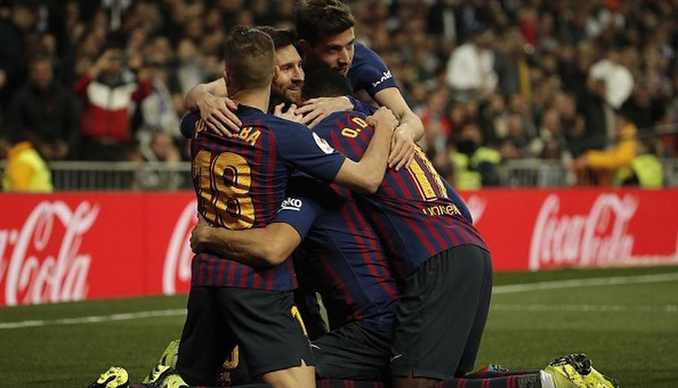 Barcelona venció 3-0 al Real Madrid en el Bernabéu y jugará la final de la Copa del Rey 2019. (Getty)