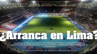 La Libertadores 2019 tendrá una sola final: "¿Arranca en Lima?", es lo que se pregunta 'Olé' de Argentina